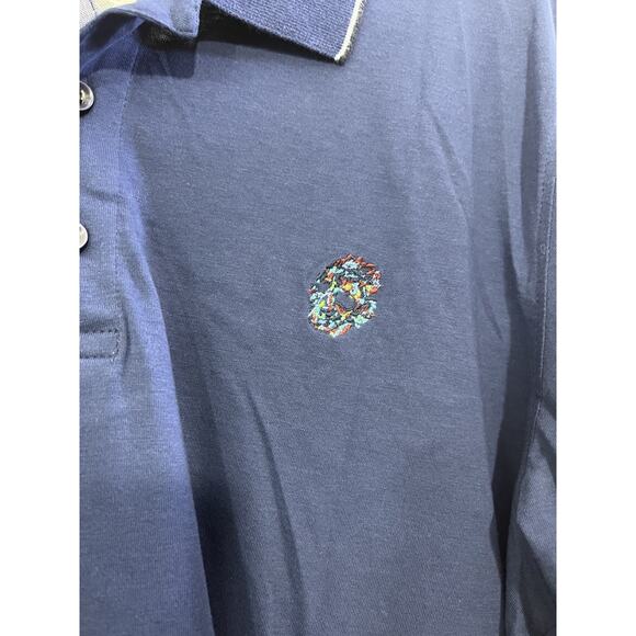 Robert Graham Preppy Polo Shirt L Resort Normcore Golf Quiet Luxury Old Money - Picture 6 of 14